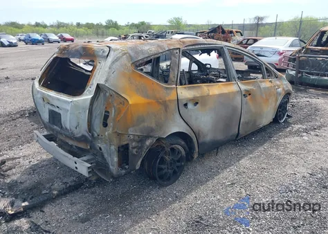 2012 Toyota Prius V Three из США, поврежденный, VIN JTDZN3EUXC3067083